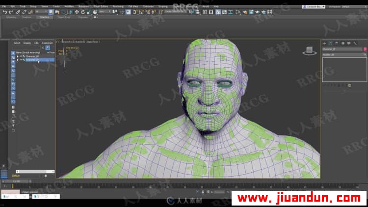 ZBrush游戏角色肖像逼真骨骼肌肉视制作频教程第二季 3D 第11张