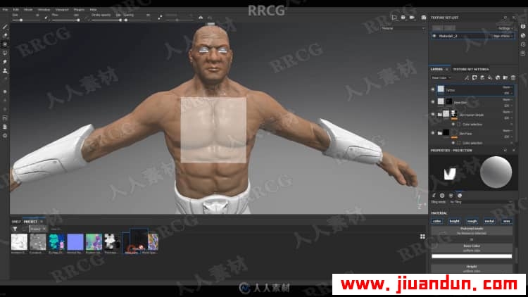 ZBrush游戏角色肖像逼真骨骼肌肉视制作频教程第二季 3D 第19张