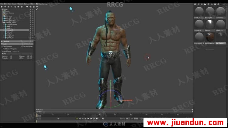 ZBrush游戏角色肖像逼真骨骼肌肉视制作频教程第二季 3D 第26张