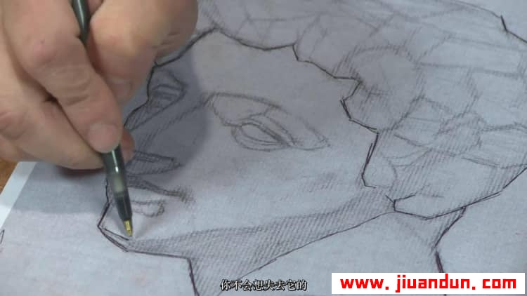罗伯·泽勒（Rob Zeller）木炭素描绘画教程-中文字幕 CG 第5张