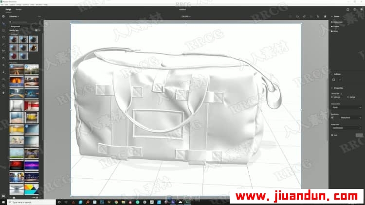 Marvelous Designer和ZBrush行李袋实例制作视频教程 design others 第9张