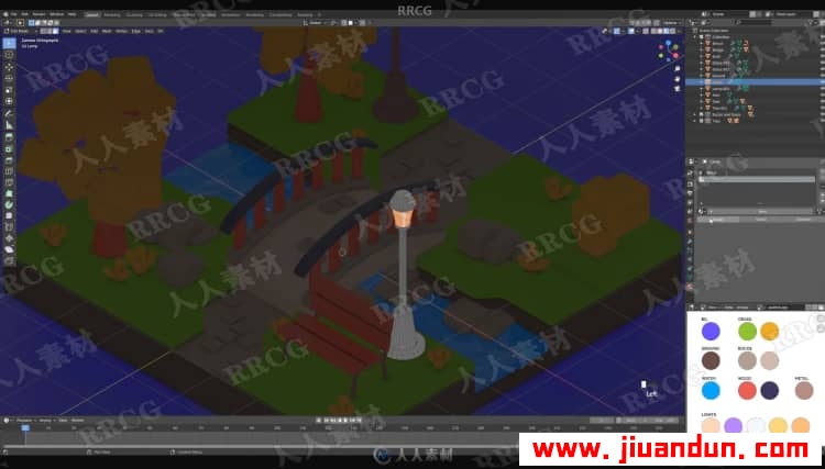 Blender 3D卡通渲染风格建模技术实例训练视频教程 3D 第8张