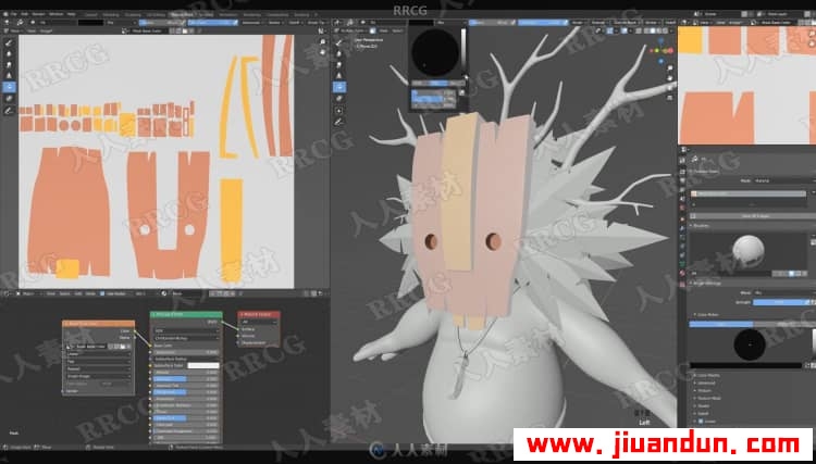 Blender 3D卡通渲染风格建模技术实例训练视频教程 3D 第13张