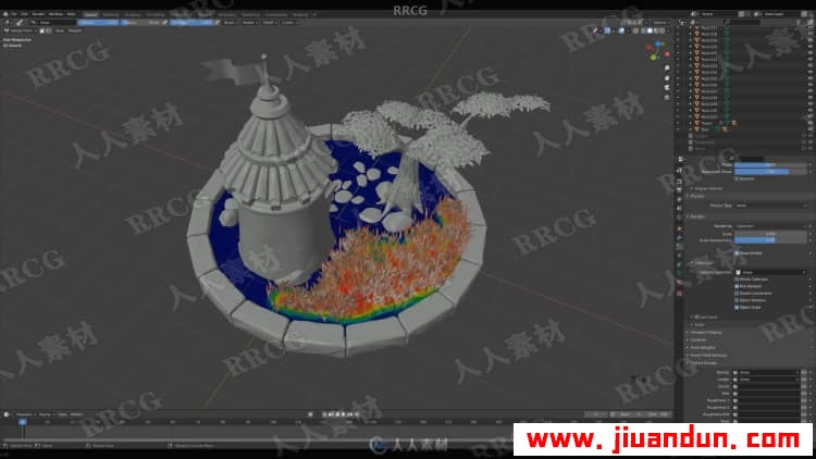 Blender 3D卡通渲染风格建模技术实例训练视频教程 3D 第23张