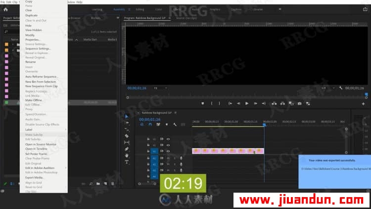 PR快速编辑定格动画GIF工作流程视频教程 PR 第14张