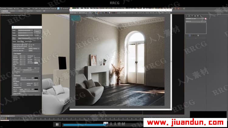 3dsMax经典米色室内装潢设计实例训练视频教程 3D 第11张
