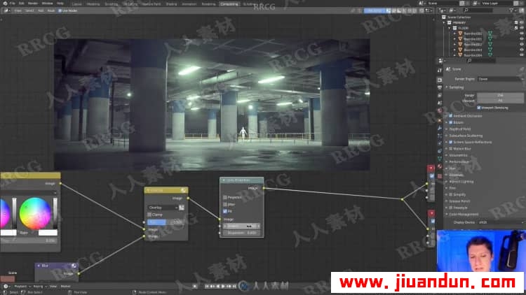 Blender和Eevee逼真工业环境场景实例制作视频教程 3D 第9张