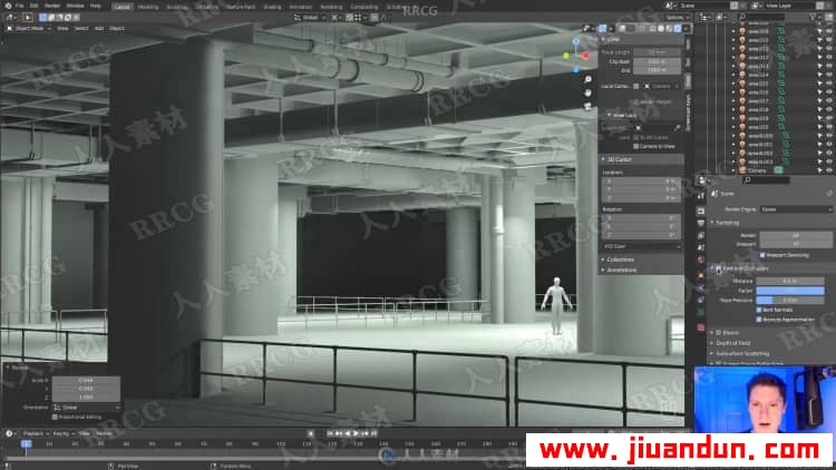 Blender和Eevee逼真工业环境场景实例制作视频教程 3D 第16张