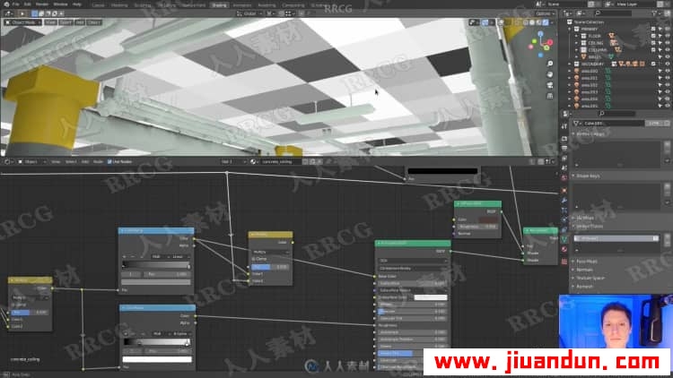 Blender和Eevee逼真工业环境场景实例制作视频教程 3D 第17张