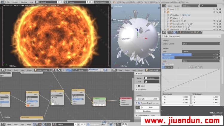 Blender银河系宇宙空间星球特效制作全流程视频教程 3D 第32张
