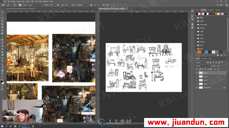 场景道具写实卡通风格概念艺术数字绘画视频教程 PS教程 第14张