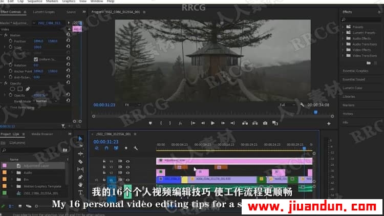 【中文字幕】Premiere Pro创意视频编辑技巧视频教程 PR 第6张