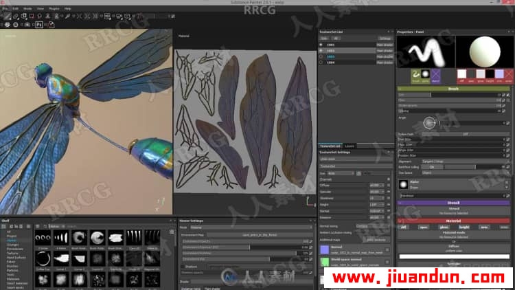 Zbrush超写实昆虫设计完整制作流程视频教程 3D 第7张