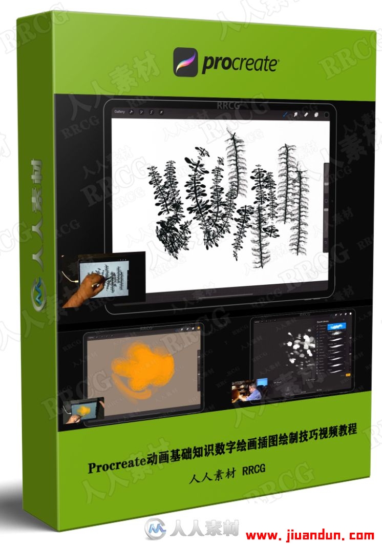 Procreate动画基础知识数字绘画插图绘制技巧视频教程 CG 第1张
