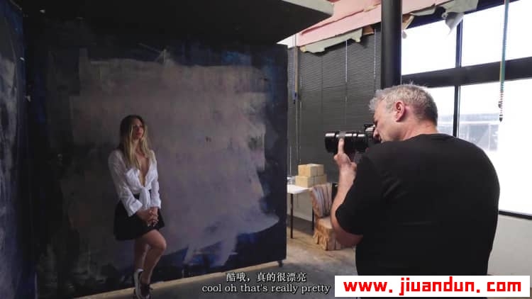 Peter Coulson棚拍名模朱莉娅(Julia)创意情绪人像幕后花絮教程中英字幕 摄影 第5张