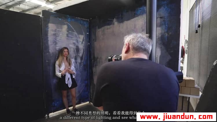 Peter Coulson棚拍名模朱莉娅(Julia)创意情绪人像幕后花絮教程中英字幕 摄影 第9张
