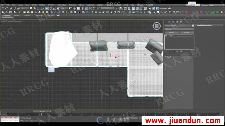 3dsMax逼真家具3D建模实例制作训练视频教程 3D 第10张