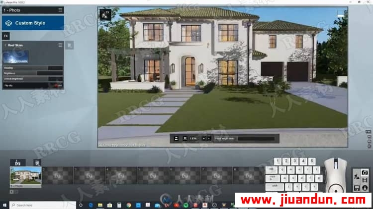 Sketchup西班牙现代风格住宅从2D到3D设计视频教程 SU 第5张