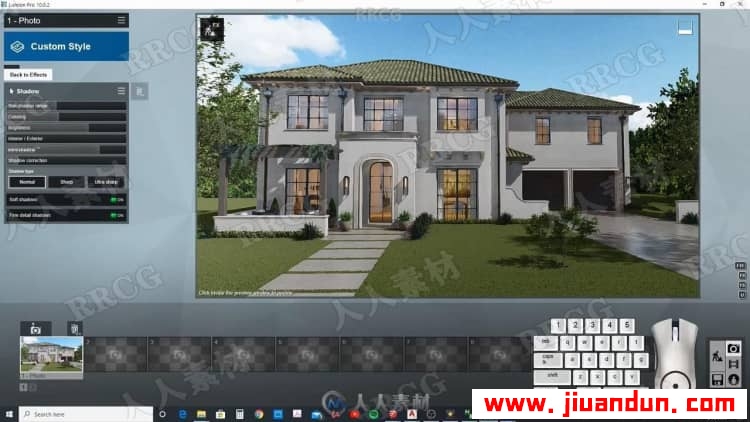 Sketchup西班牙现代风格住宅从2D到3D设计视频教程 SU 第14张