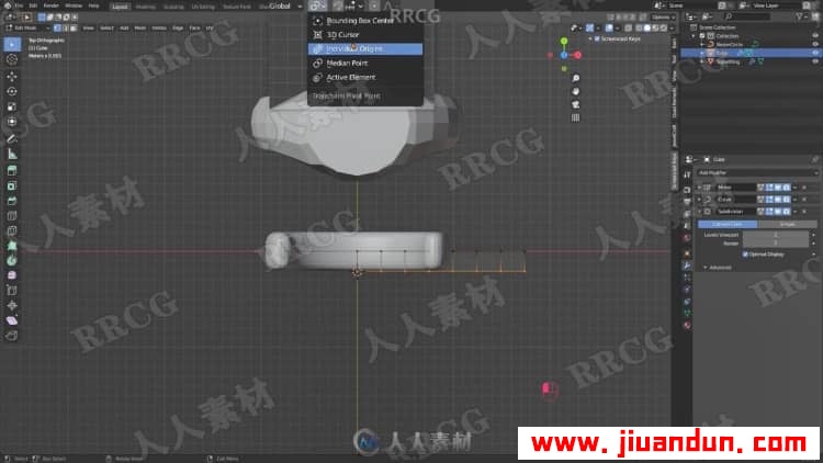 Blender指环戒指3D打印级建模技术训练视频教程 3D 第4张