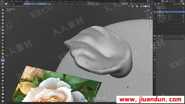 Blender指环戒指3D打印级建模技术训练视频教程 3D 第8张