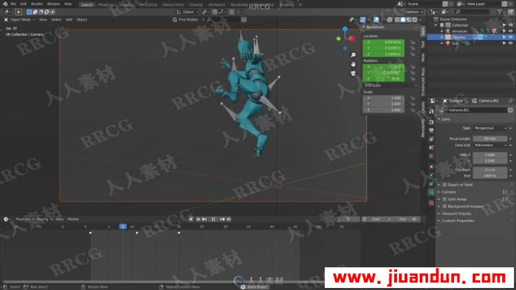 Blender动画基础核心技术训练视频教程 3D 第11张