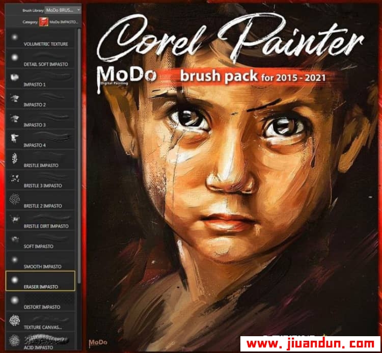 Corel Painter 和 Photoshop 数字油画视频课程PLUS(含笔刷) CG 第4张