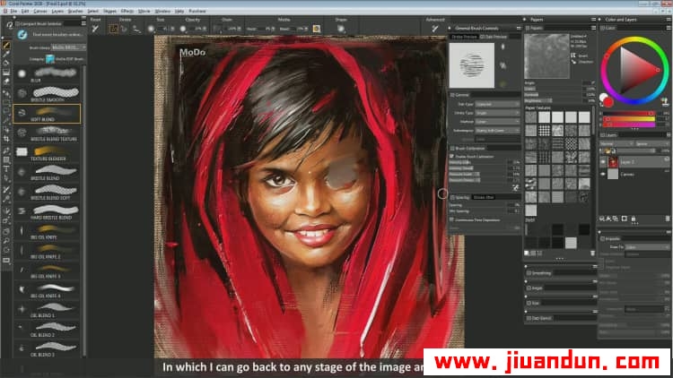 Corel Painter 和 Photoshop 数字油画视频课程PLUS(含笔刷) CG 第8张