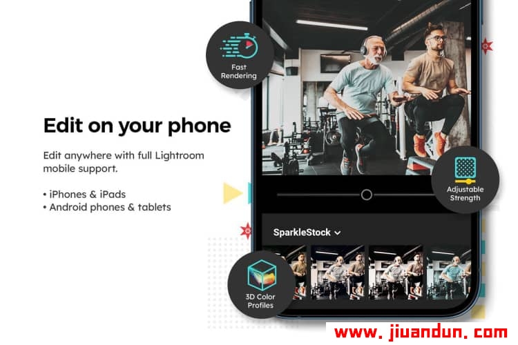 健身房运动锻炼增强肌肉Lightroom预设与移动LR预设健身视频调色LUT预设 LR预设 第5张