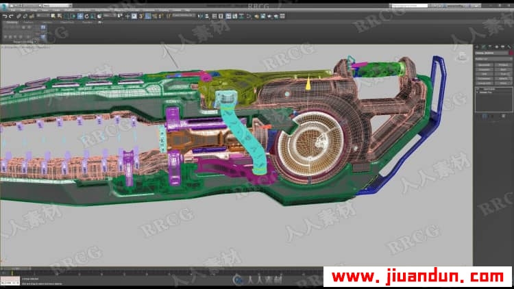 3dsMax机械硬表面建模概念艺术设计大师级视频教程 3D 第12张
