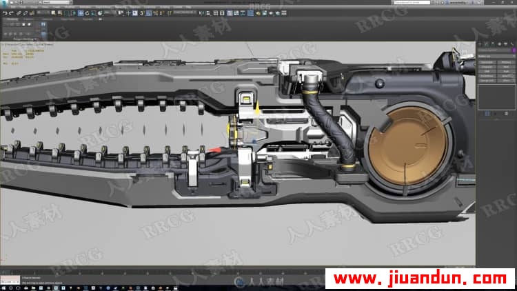 3dsMax机械硬表面建模概念艺术设计大师级视频教程 3D 第15张
