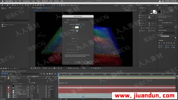 C4D与AE地形景观HUD特效动画制作视频教程 AE 第10张