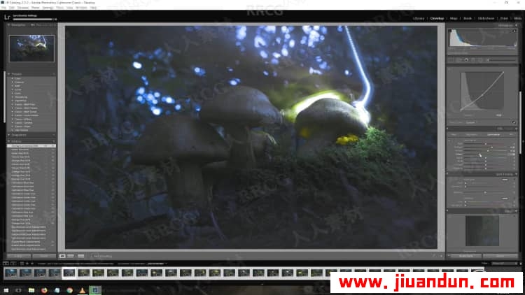 PS黑暗森林中神秘发光蘑菇幻想图像后期制作视频教程 PS教程 第6张