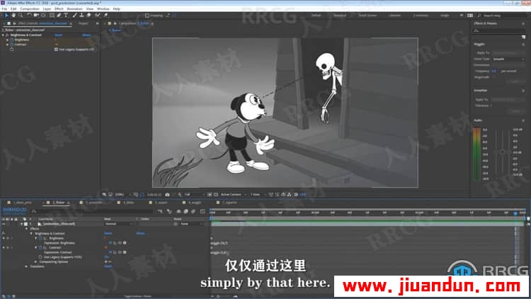【中文字幕】AE创建历史复古风格2D经典动画视频教程 AE 第14张