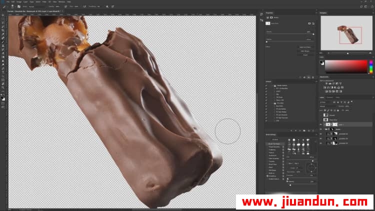 Photigy-AlexKoloskov高端产品摄影修图教程：巧克力棒士力架爆款#71 摄影 第7张