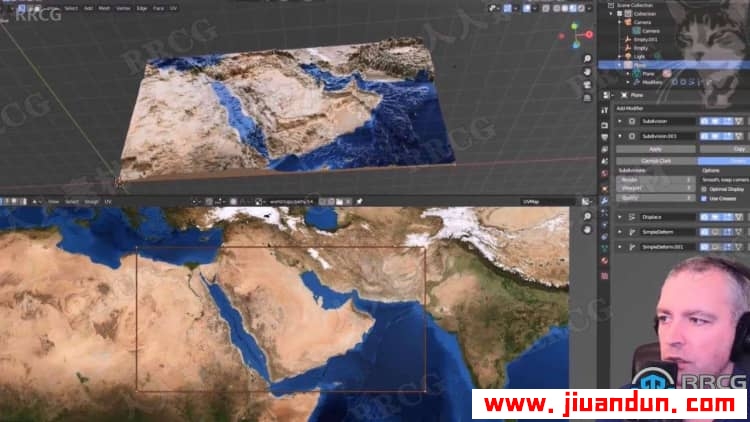 【中文字幕】Blender地球地形地貌实例制作训练视频教程 3D 第3张