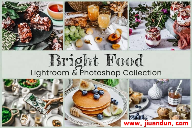 明亮通透美食摄影Lightroom预设与移动LR预设 Bright Food Photo Edit Collection LR预设 第1张