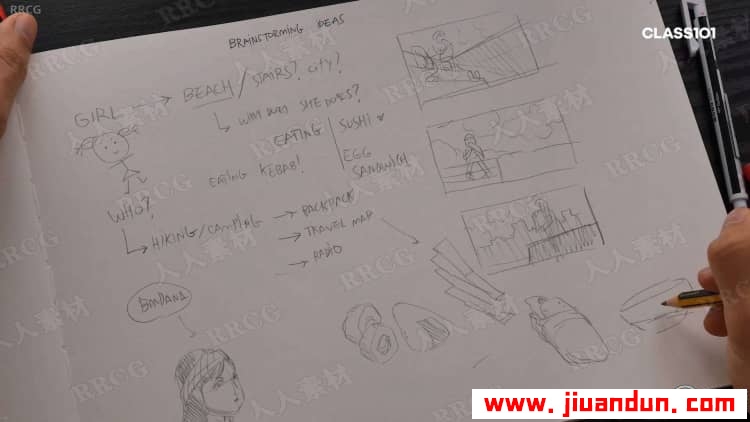 Juan Pablo Machado插画家故事艺术动画创作过程视频教程 CG 第2张