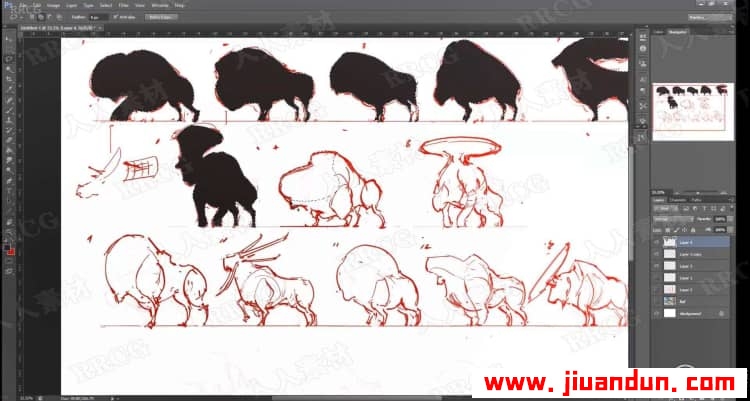Charles Lin概念艺术生物设计数字绘画视频教程 CG 第4张