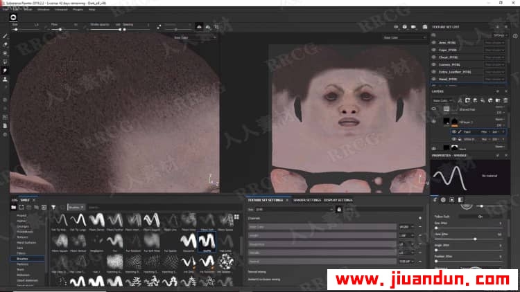 Zbrush精灵王游戏角色雕刻建模制作完整工作流程视频教程 3D 第18张