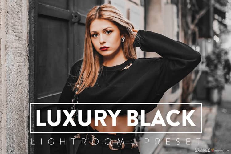 豪华黑暗情绪人像Lightroom预设与手机LR预设 Luxury Black Lightroom Presets LR预设 第1张