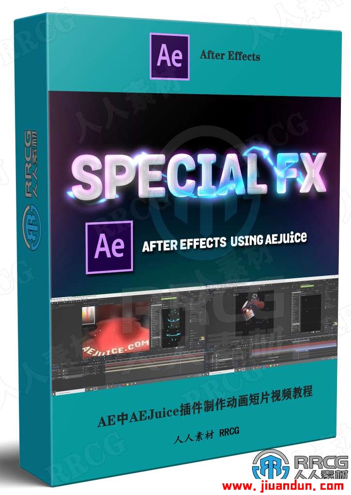 AE中AEJuice Joysticks n Sliders插件制作动画短片视频教程 AE 第1张
