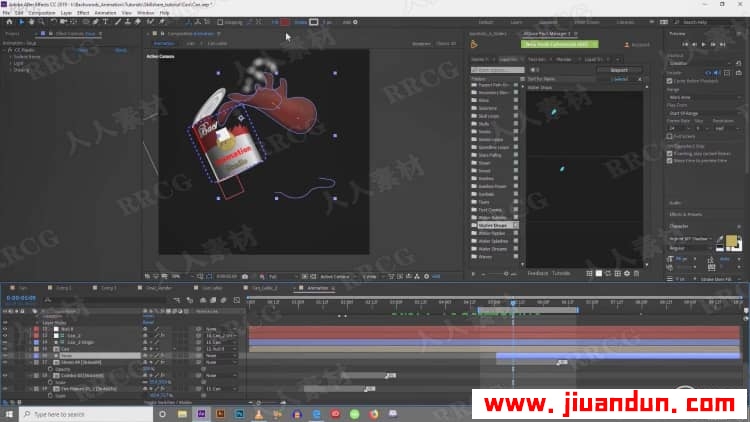 AE中AEJuice Joysticks n Sliders插件制作动画短片视频教程 AE 第10张