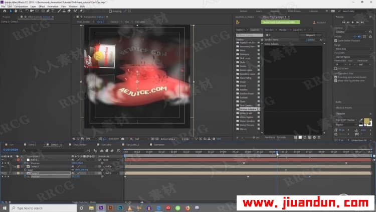 AE中AEJuice Joysticks n Sliders插件制作动画短片视频教程 AE 第13张