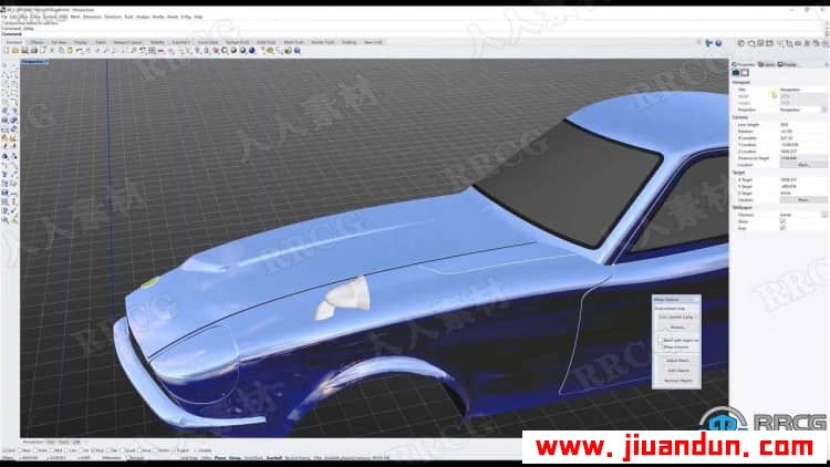 Rhino日产尼桑跑车Datsun 240Z硬表面建模视频教程 design others 第10张