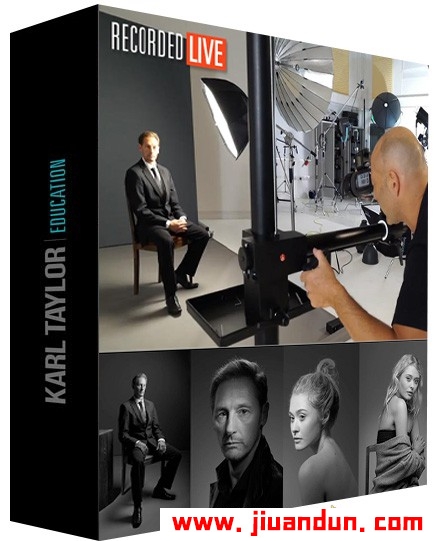 卡尔·泰勒Karl Taylor创意人像系列-拍摄黑白美女肖像教程中英字幕 摄影 第1张
