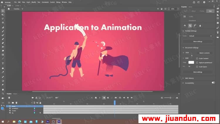 Adobe Animate2D逐帧酷炫动画完整过程视频教程 design others 第16张