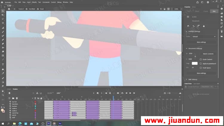 Adobe Animate2D逐帧酷炫动画完整过程视频教程 design others 第20张