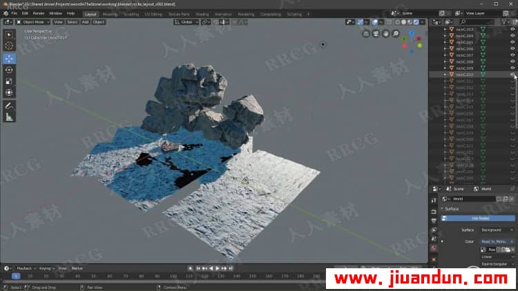 Blender石中剑影视级实例制作完整流程视频教程 3D 第5张