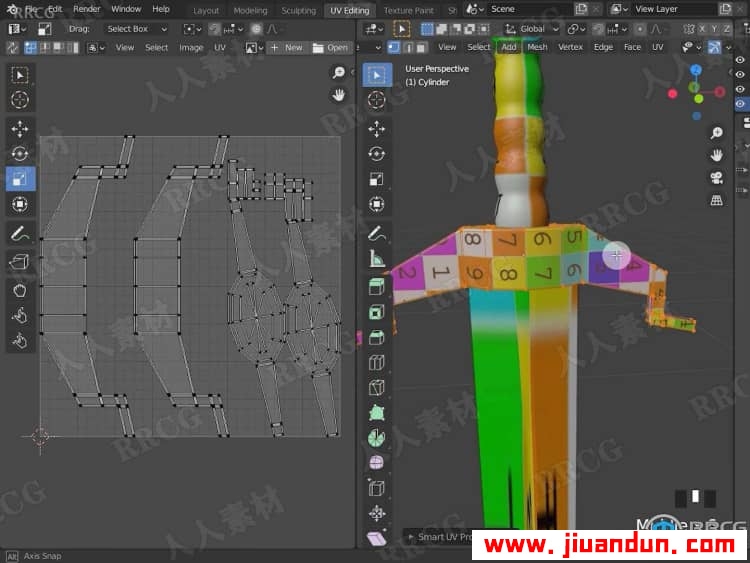 Blender石中剑影视级实例制作完整流程视频教程 3D 第11张